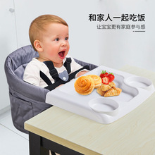 儿童餐椅便携式桌边婴儿餐桌椅宝宝吃饭桌椅 一件代发欧美亚马逊
