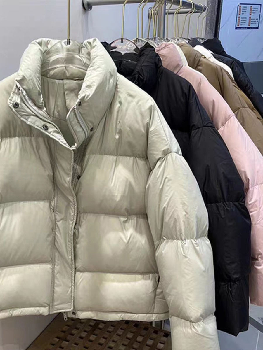 恺诗依轻薄白鸭绒保暖羽绒服品牌折扣女装尾货走份批发棉服外套冬