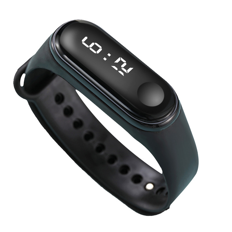 New Xiaomi Three-Generation Bracelet Fashion Sports Waterproof Student Couple Swimming Waterproof Touch LED Electronic Watch