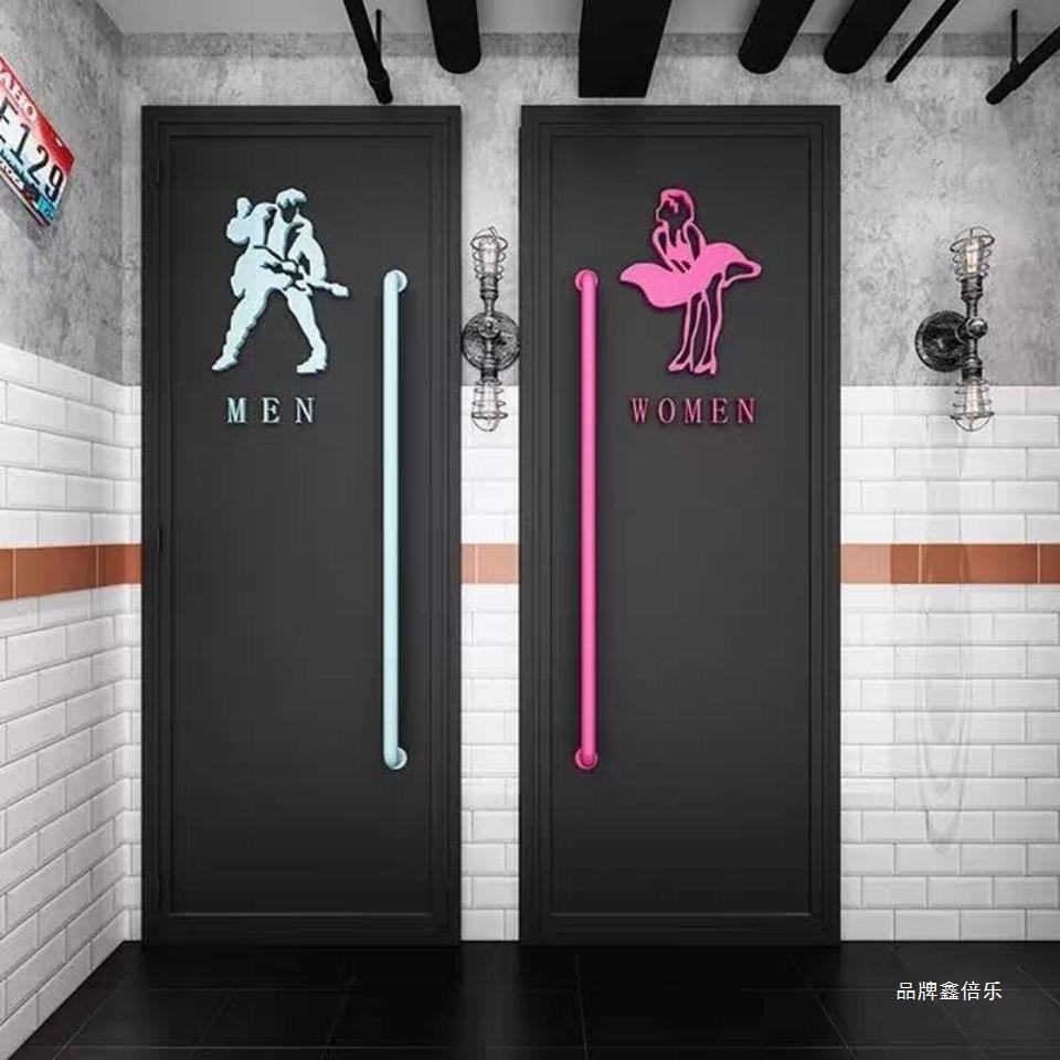 工业风复古铁门个性创意卫生间门酒吧ktv厕所门网红集装箱隐形门