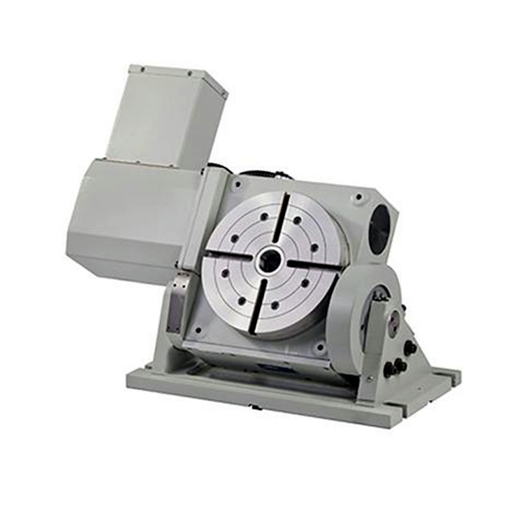 4-1/2 轴电脑数控分度盘,tmrnc-255手动傾斜式cnc分度盘