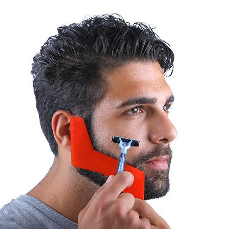 Cross-Border E-Commerce Beard Modeling Template Beard Shaping to No. 5