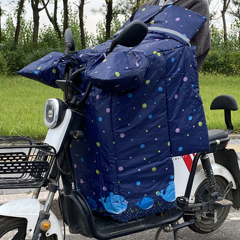 Fleece-Lined Windproof Wrap Wholesale E-Bike Windshield Winter Warm Thickened Windproof Quilt One-Piece Rain-Proof Windproof Quilt