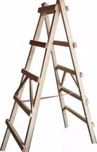 批发成都实木人字梯双侧梯木制梯家用装修木工工程走梯新加厚折叠