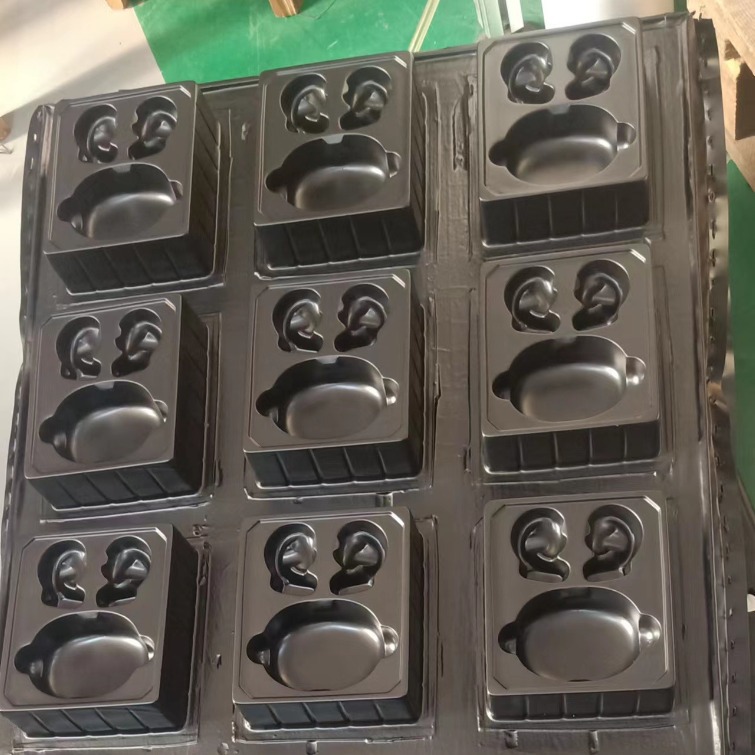 现货ps吸塑内托黑色哑光pvc包装盒内托pet,tw98蓝牙耳机-阿里巴巴