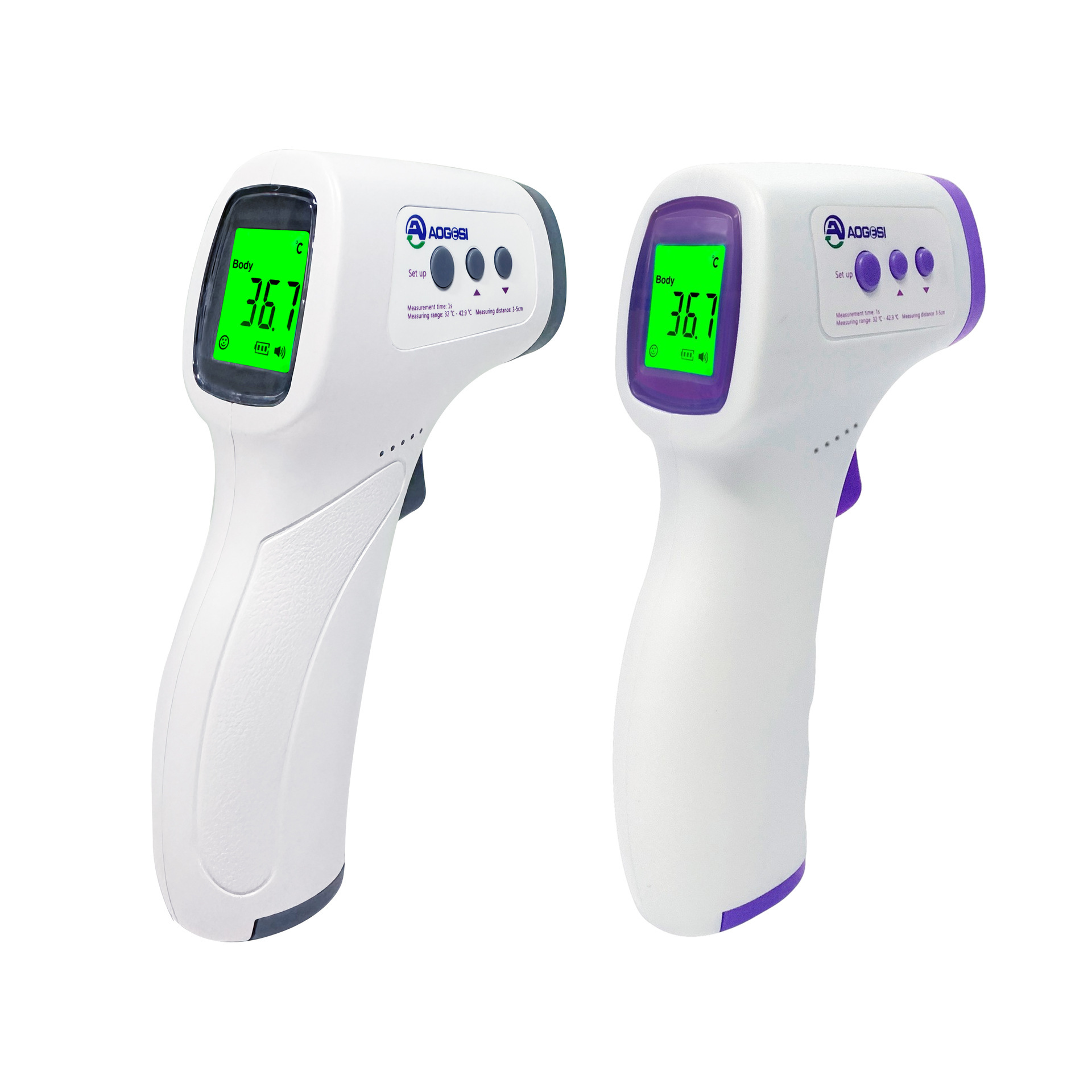 Non-Contact Infrared Forehead Thermometer Electronic Thermometer Thermometer Aliexpress English Forehead Temperature Gun Foreign Trade Cross-Border