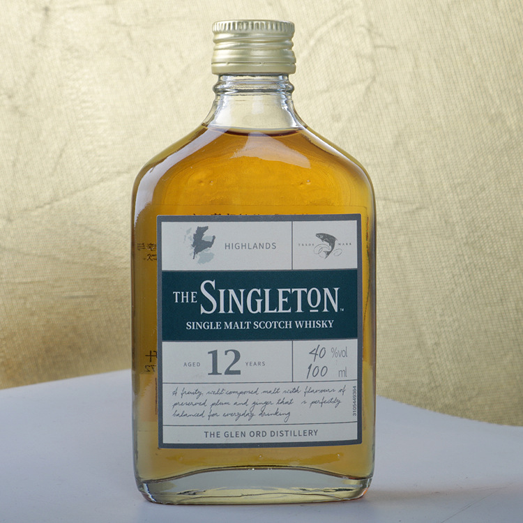 singleton/苏格登格兰欧德12年 单一麦芽威士忌100ml洋酒-阿里巴巴