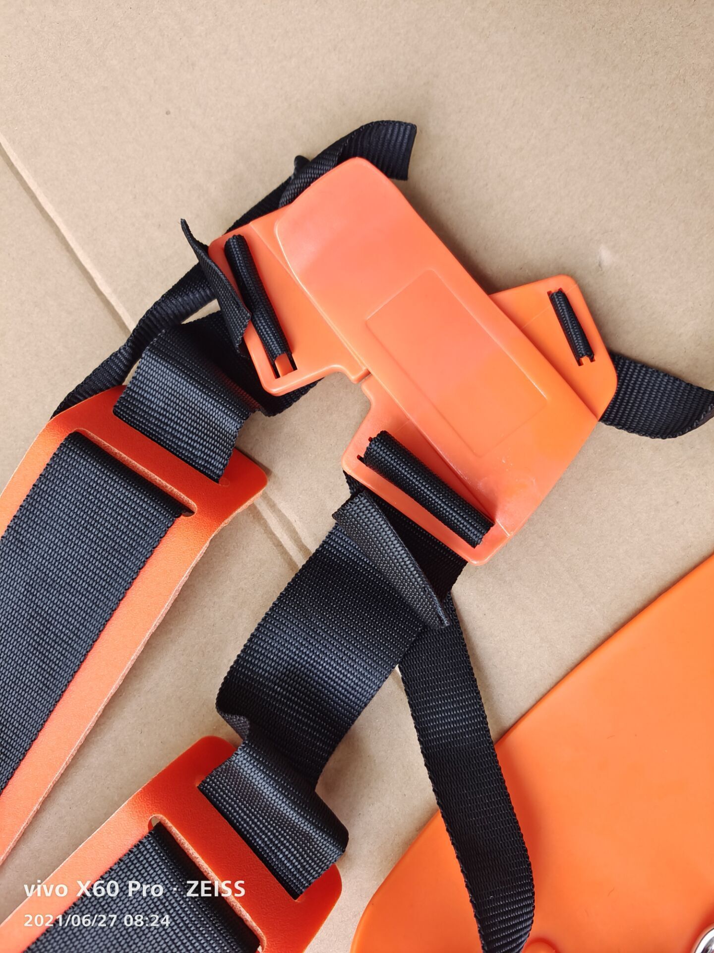 厂家直供割草机背带橙色双肩a双肩背带