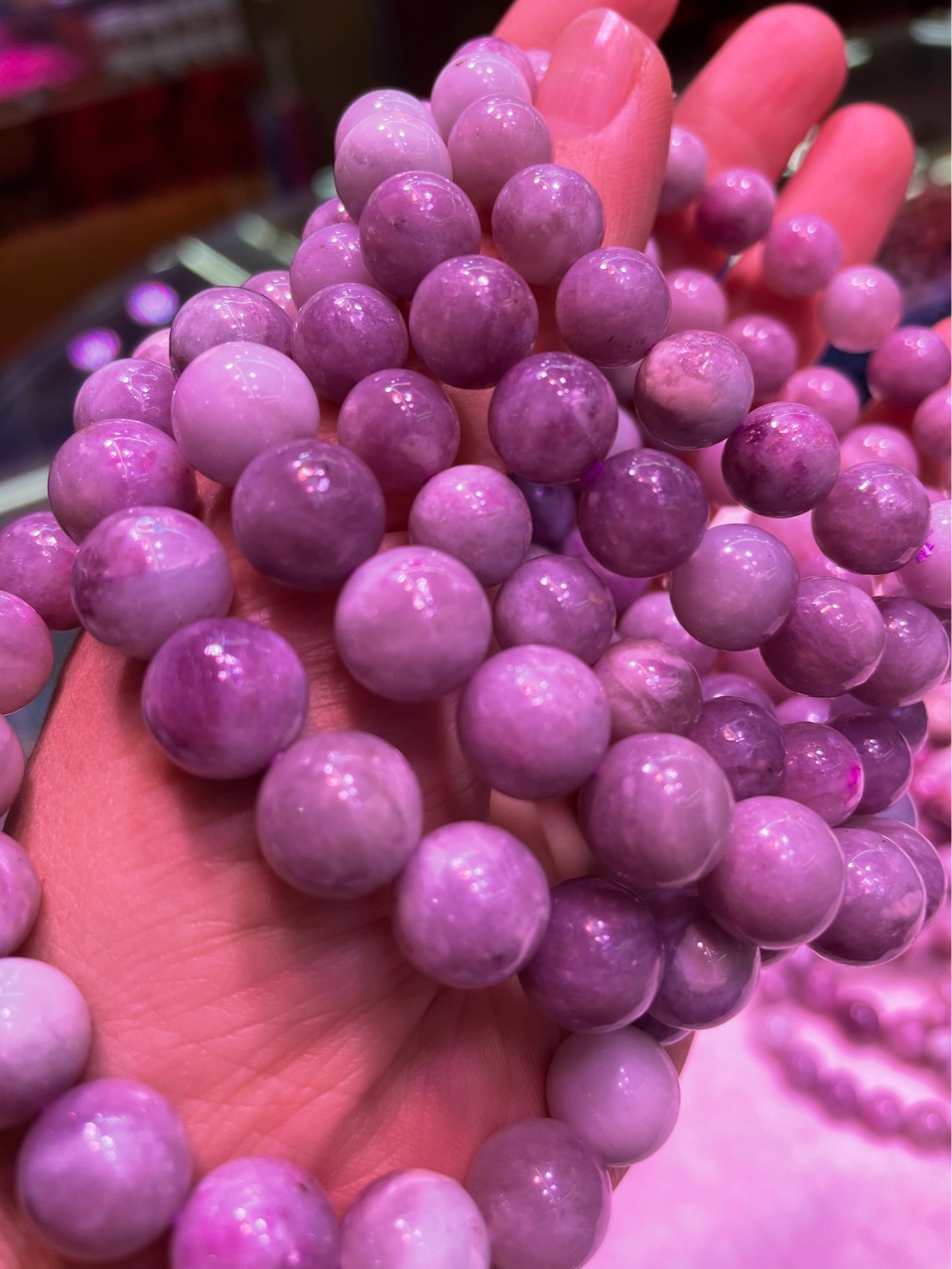 厂家直销天然碧玺紫红梅花碧玺石手串 男女水晶手链-阿里巴巴