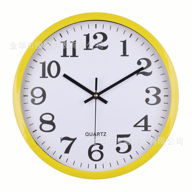 Modern Household Fashion Simple Atmospheric Clock Font Clear Punch-Free Quartz Clock Wall-Mounted Light Luxury Noiseless Clock