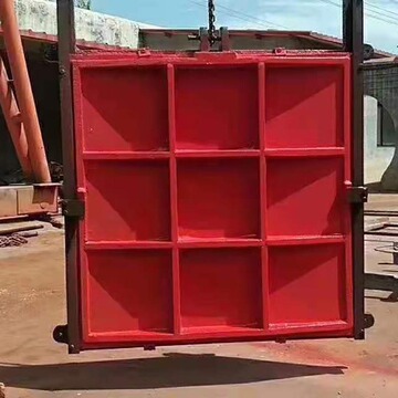 铸铁闸门方闸门铸铁镶铜圆闸门手电动启闭机闸门污水处理闸门