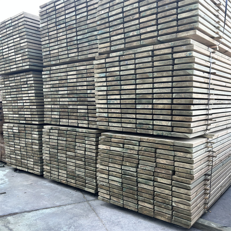 防腐木板公园地板户外河道景观木材樟子松芬兰木防腐处理扶手柱子