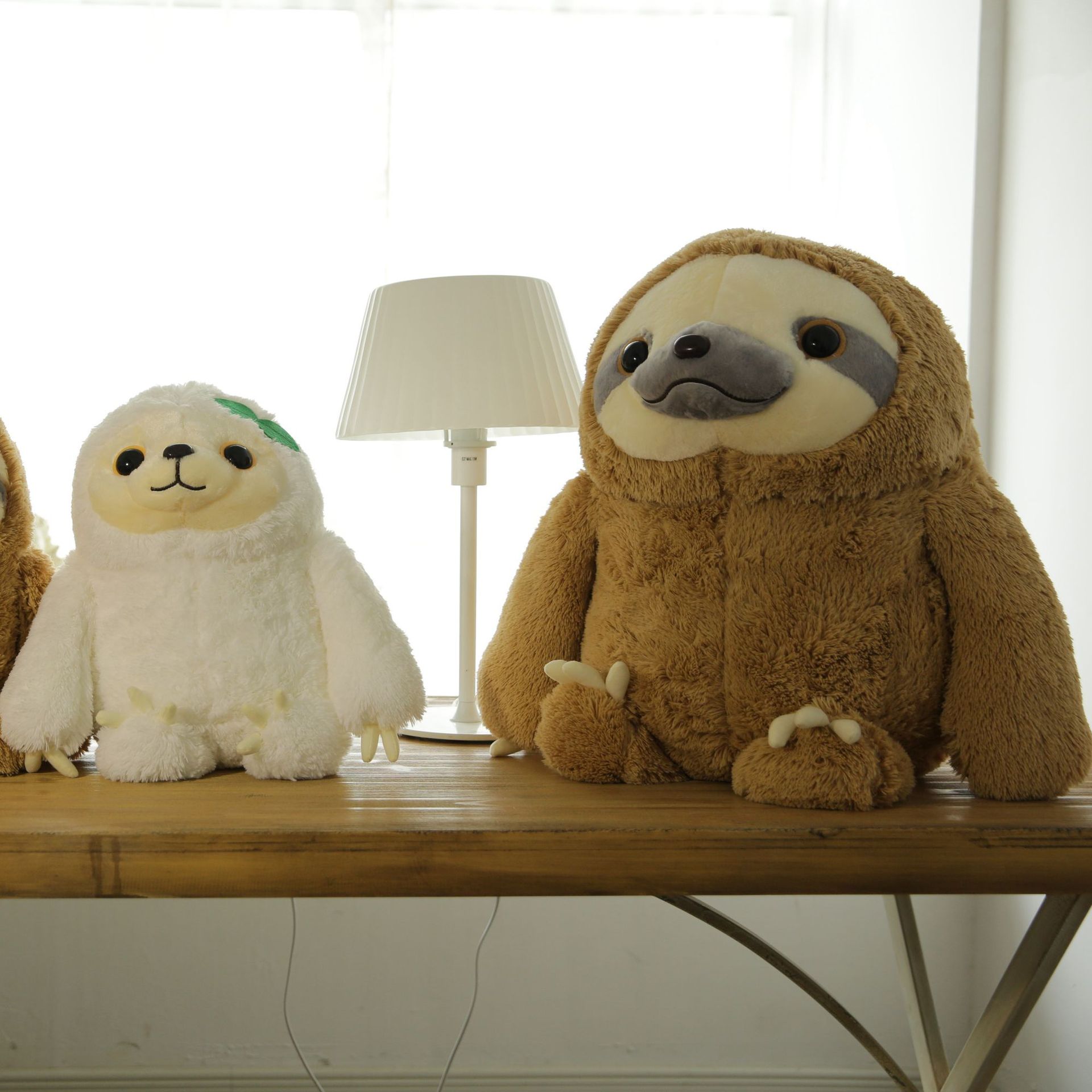 长毛仿真树懒毛绒玩具可爱动物公仔疯狂动物城闪电玩偶儿童礼物