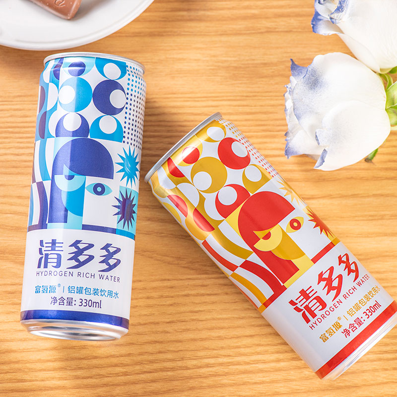 清多多活力橙12罐 富氢水罐装水水素水氢水纯净水饮用水-阿里巴巴