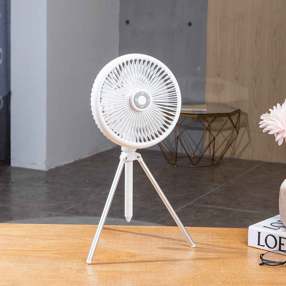 Tripod Little Fan USB Mini Small Dormitory Mute Fan Long Endurance Large Wind Portable Electric Fan