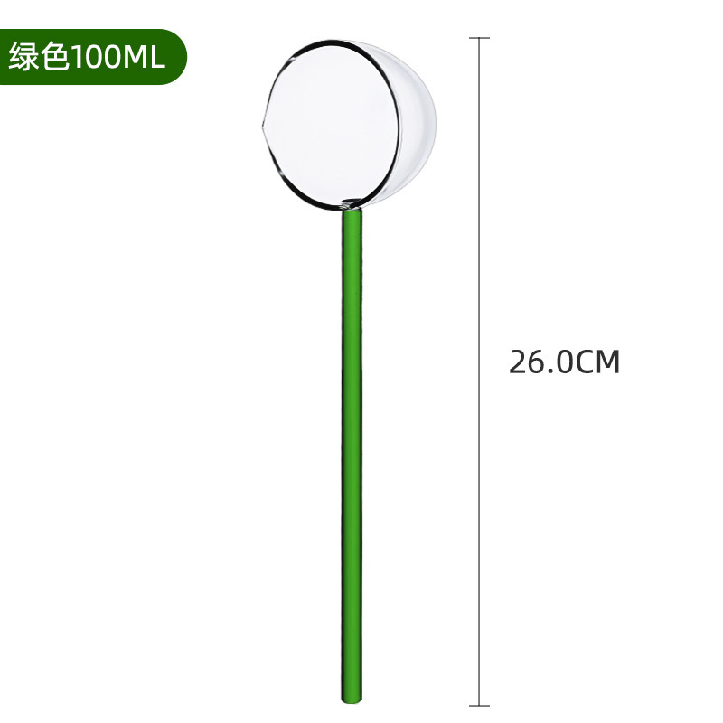 High Temperature Resistant Glass Spoon