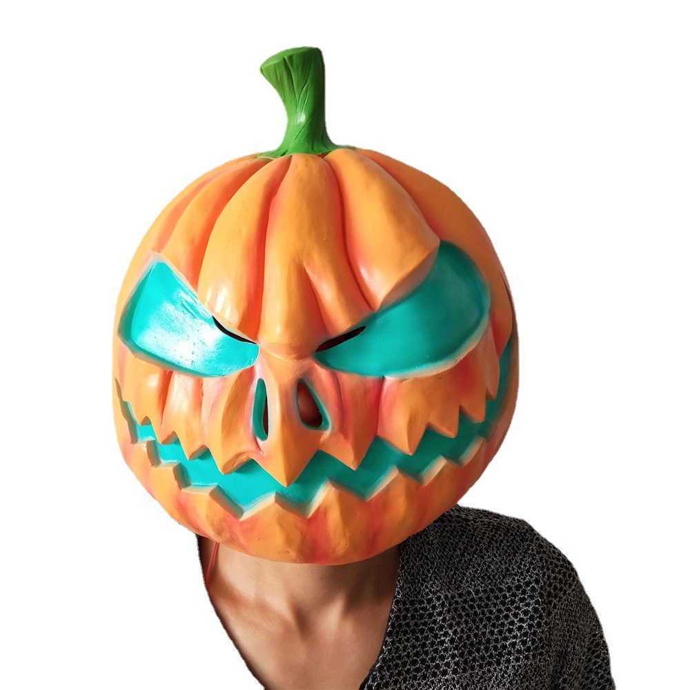 万圣节南瓜头套面具复活节堡垒之夜恐怖南瓜面具搞怪扮演假面派对