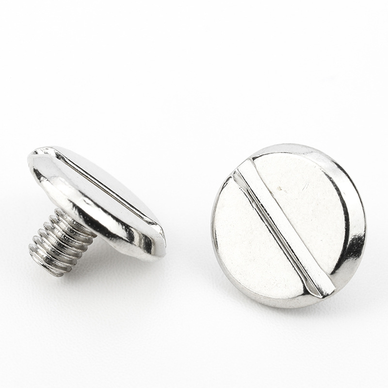 304不锈钢一字公钉公母钉镀镍子母螺丝字母铆钉m3|m4字母螺丝钉