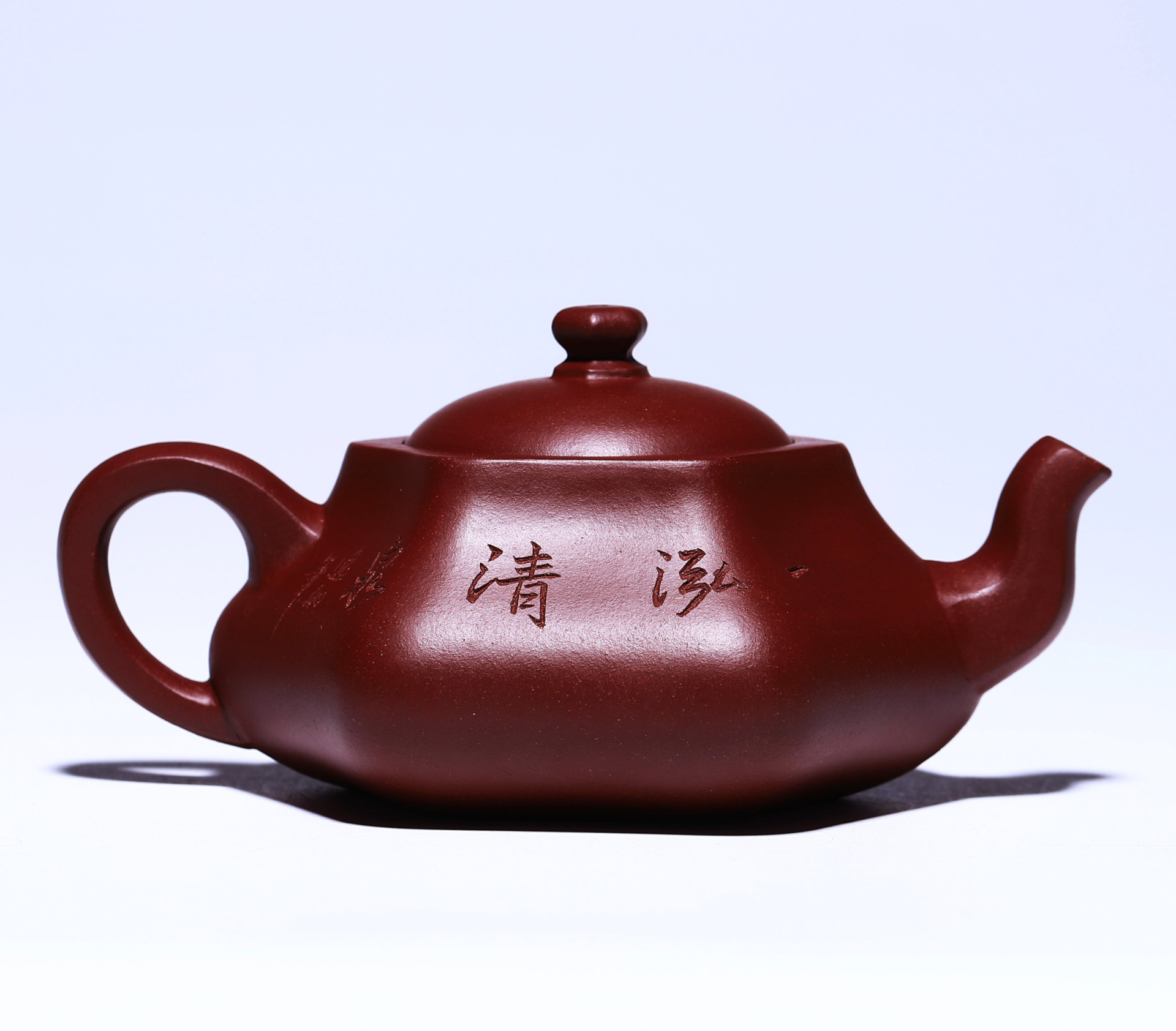 宜兴国工李卢春全手工紫砂壶一泓清泉珍藏老紫泥出水顺畅三秒速干