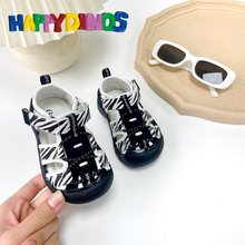 男童夏季凉鞋包头镂空户外女童运动休闲海边沙滩鞋婴儿软底学步鞋