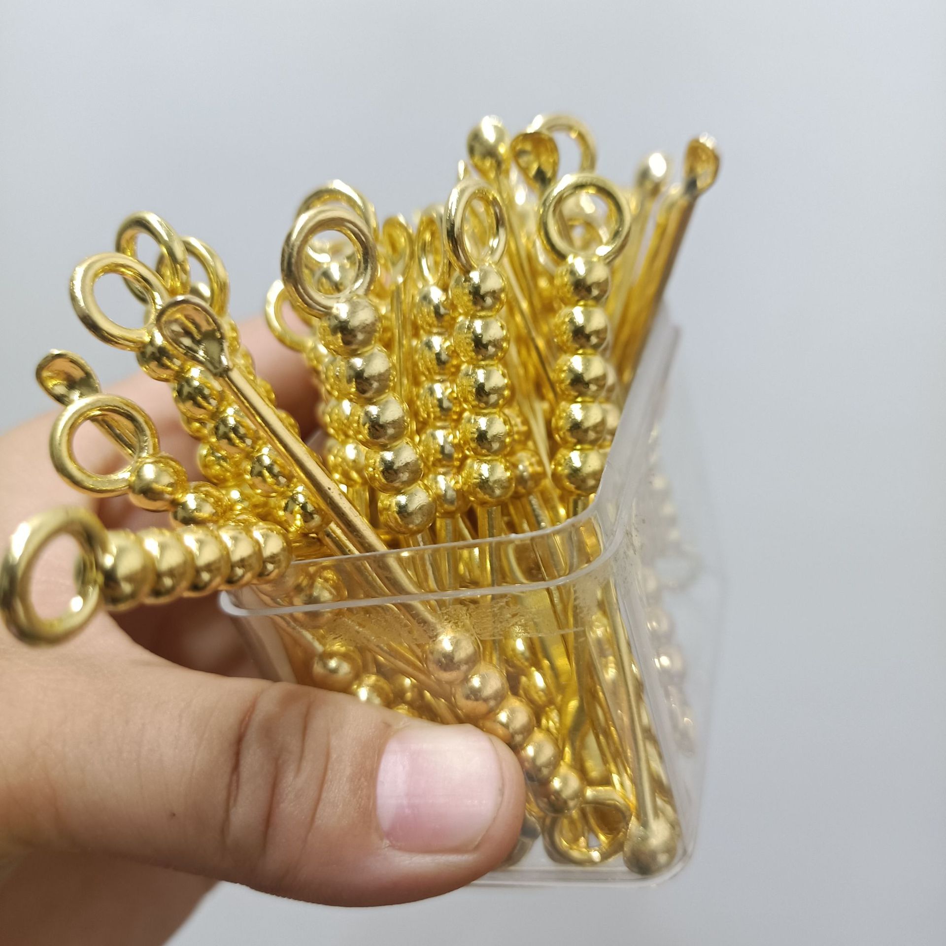 金色耳勺 e116金圆珠耳勺金属耳勺掏耳勺 耳挖 挖耳器1元货源批发