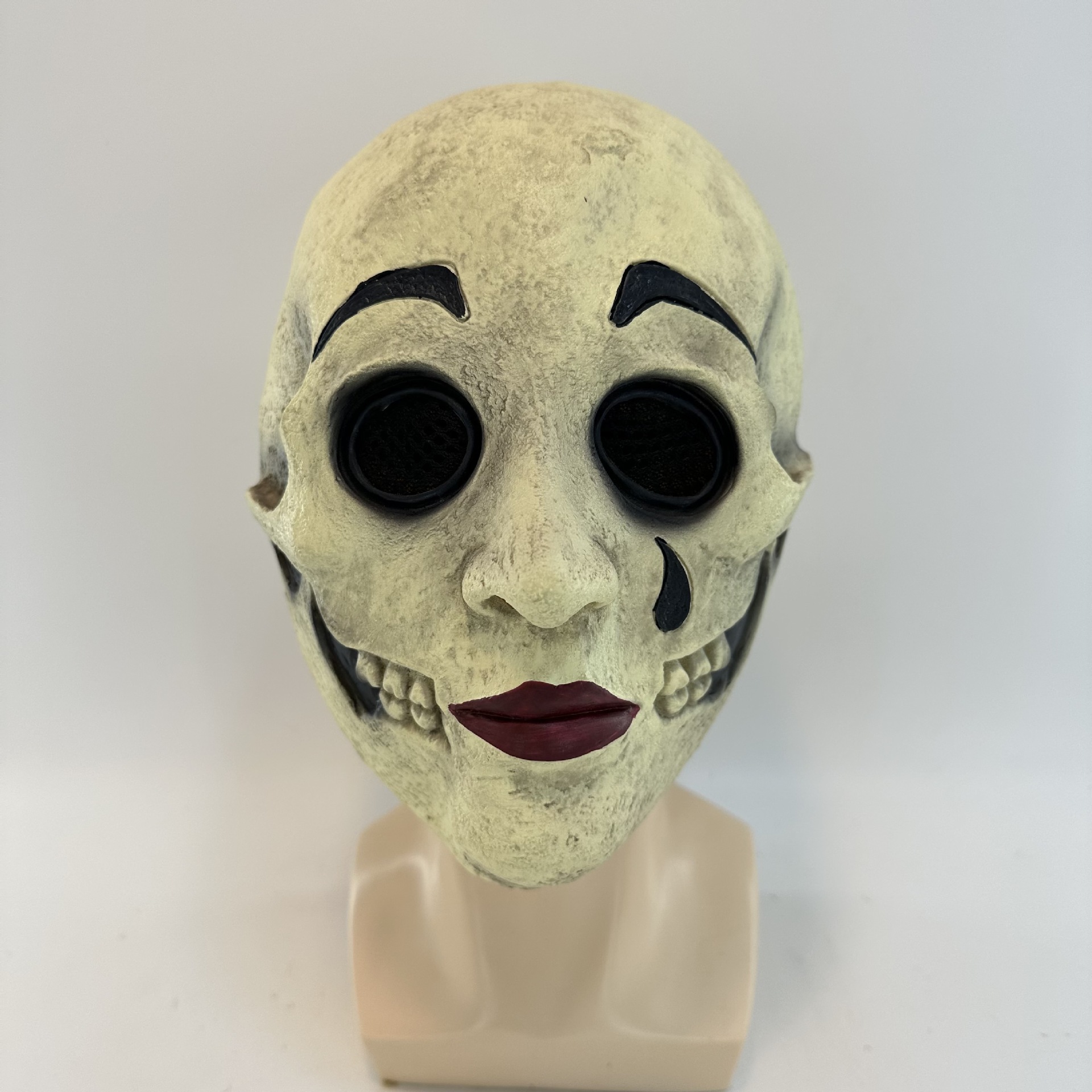 跨境热销威尼斯惊魂夜新款泪脸面具 鬼魅舞会cos万圣节恐怖面罩