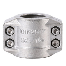 DIN2817双螺栓高压卡箍软管安得全不锈钢加宽强有力喉箍重型管夹