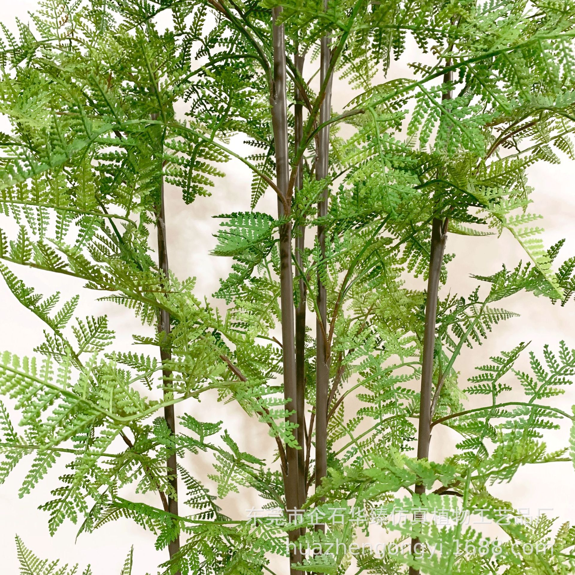 外贸出口仿真蕨树盆栽 马尾蕨草北欧家居室内装饰摆件蕨厂家直销