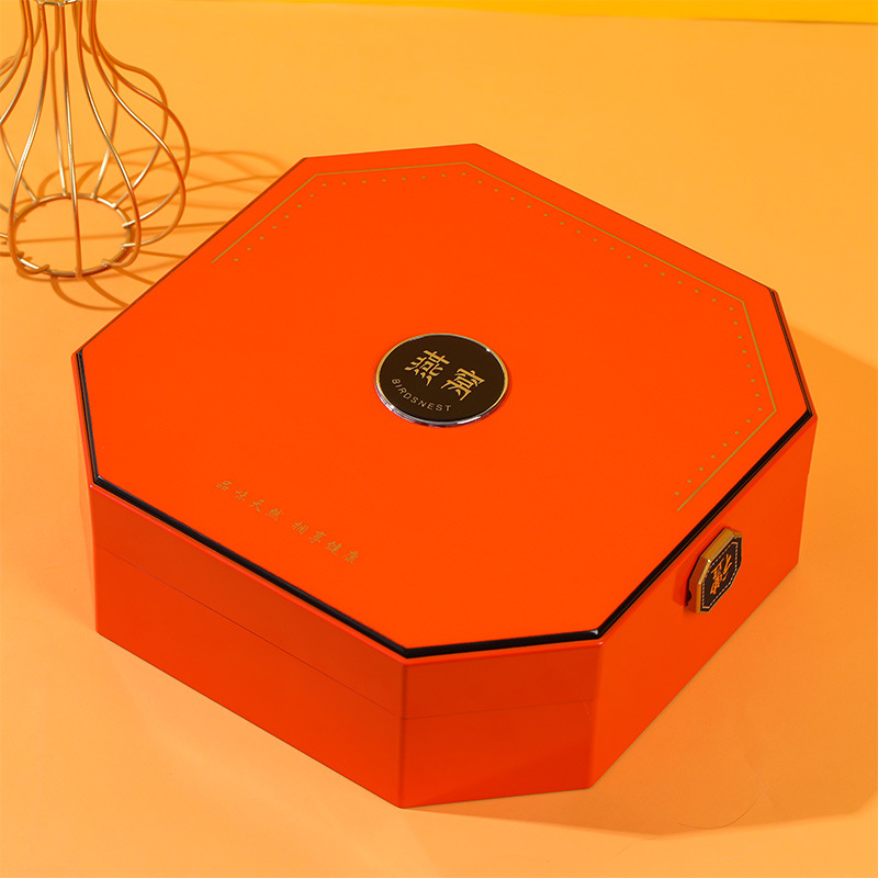 75成交0件生日礼盒礼物盒子刺绣diy包装盒高档亚麻礼品盒方形ins风