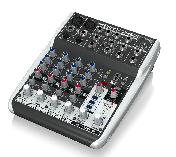 behringer/百灵达 qx602mp3 小型调音台 会议调音台-阿里巴巴