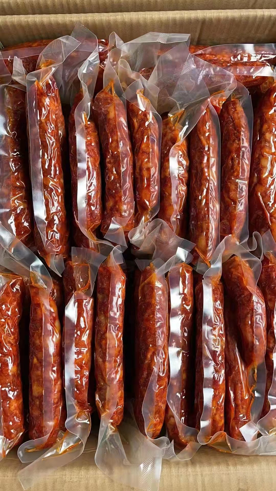 香肠地摊麻辣味香肠四川特产烟熏广式腊肠展销会批发灌肠风干肉