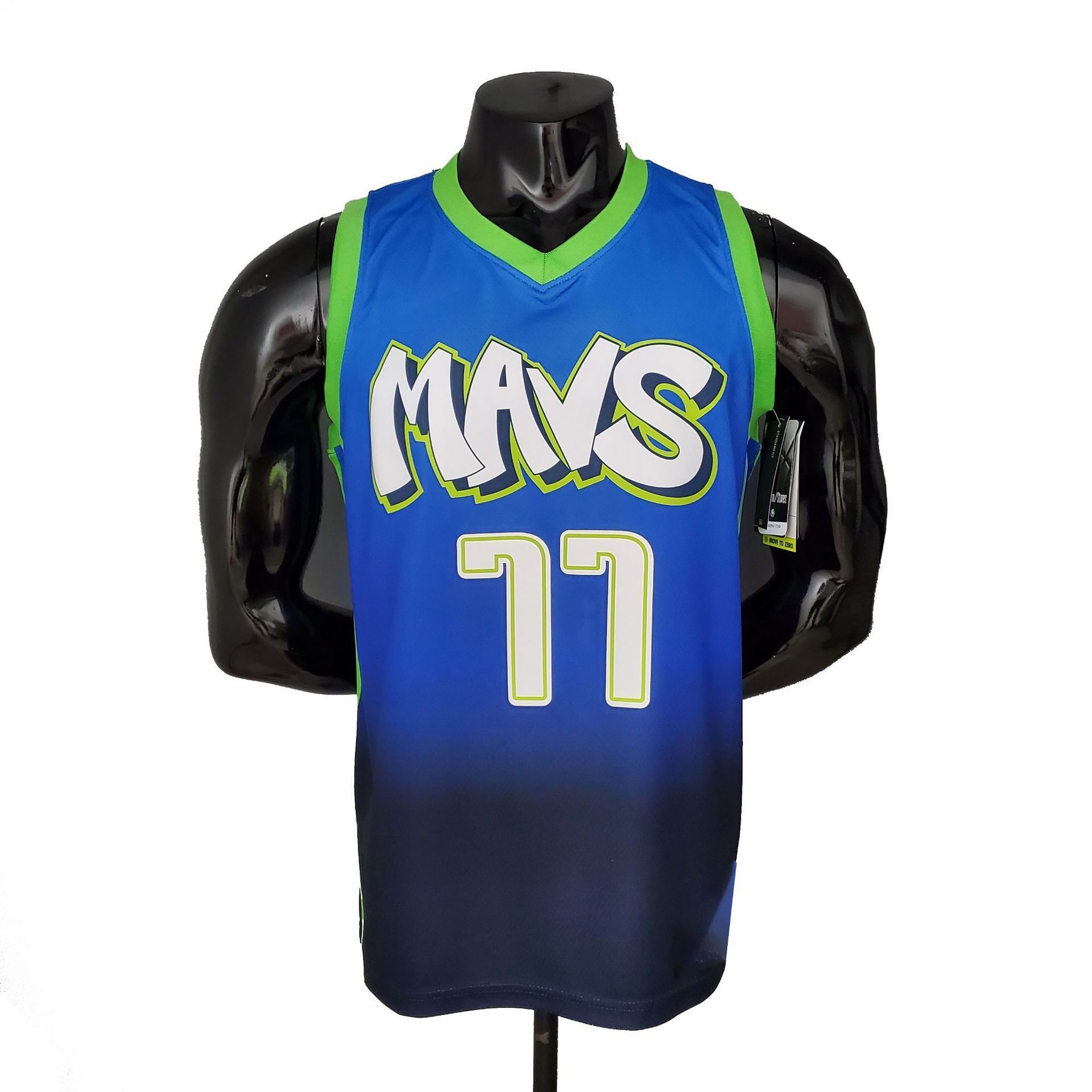 批发nba独行侠队77号东契奇城市版球衣 41号诺维茨基热压篮球服男