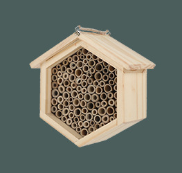 手工编织竹制蜂窝 蜜蜂宠物窝 竹蜂房 蜜蜂屋