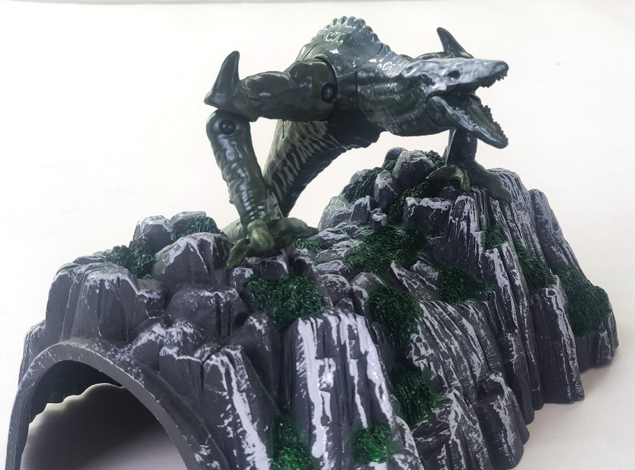 2021超可动大号骷髅爬虫行者蜥蜴模型软胶怪兽金刚哥斯拉玩具鸣蛇