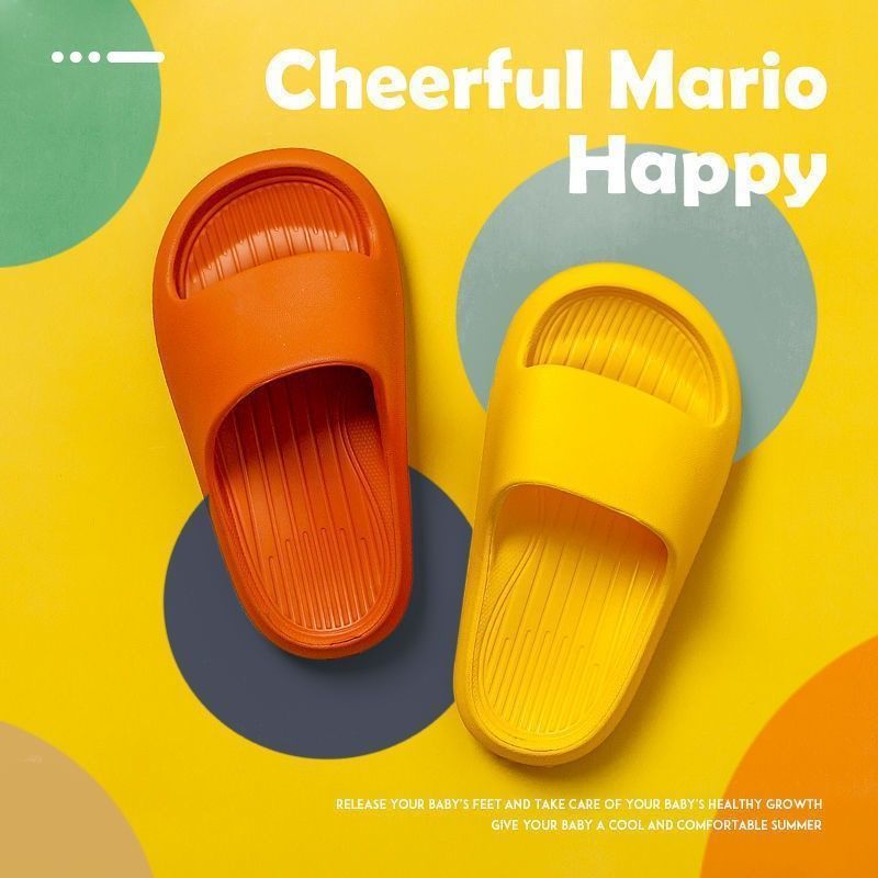 Children's Slippers Summer Young and Older Boys and Girls Indoor and Outdoor Non-Slip Soft Bottom Home Kids' Slippers Bathroom Baby Slippers
