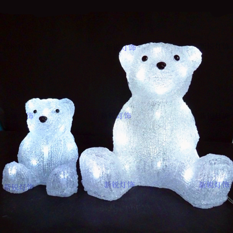 专业生产led滴胶国宝熊造型灯可定制水果 动物形状灯 品质保证