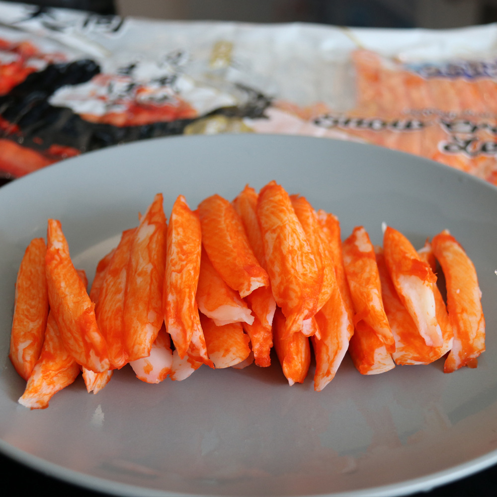 盛华松叶鳕蟹柳火锅食材模拟蟹柳蟹棒蟹腿肉寿司料理 鳕蟹柳 500g