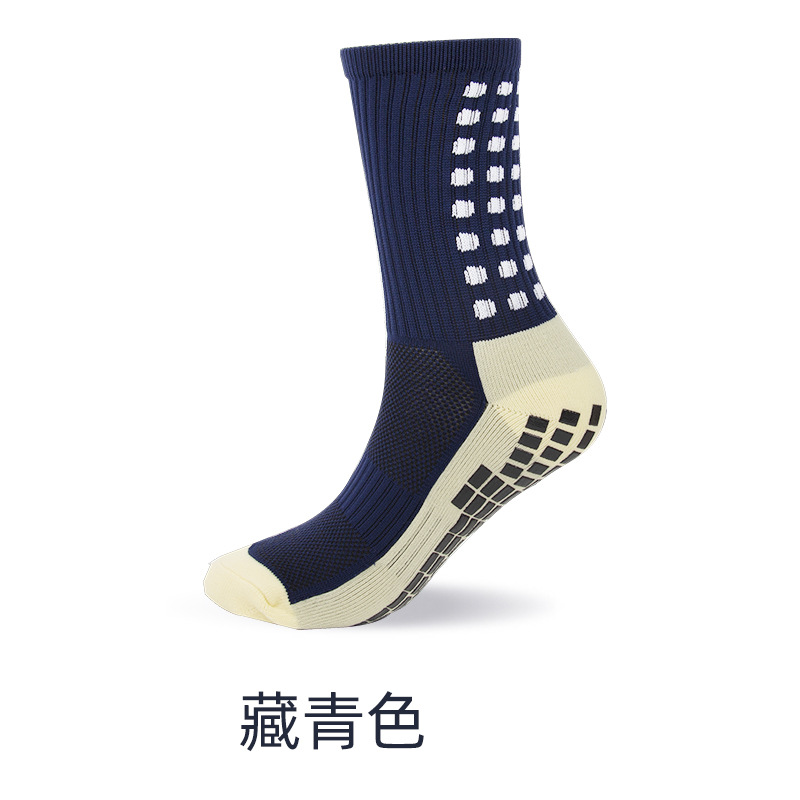 Men's and Women's Football Socks Dispensing Non-Slip Mid-Calf Socks Towel Bottom Cross-Border Amazon Running Sports Socks