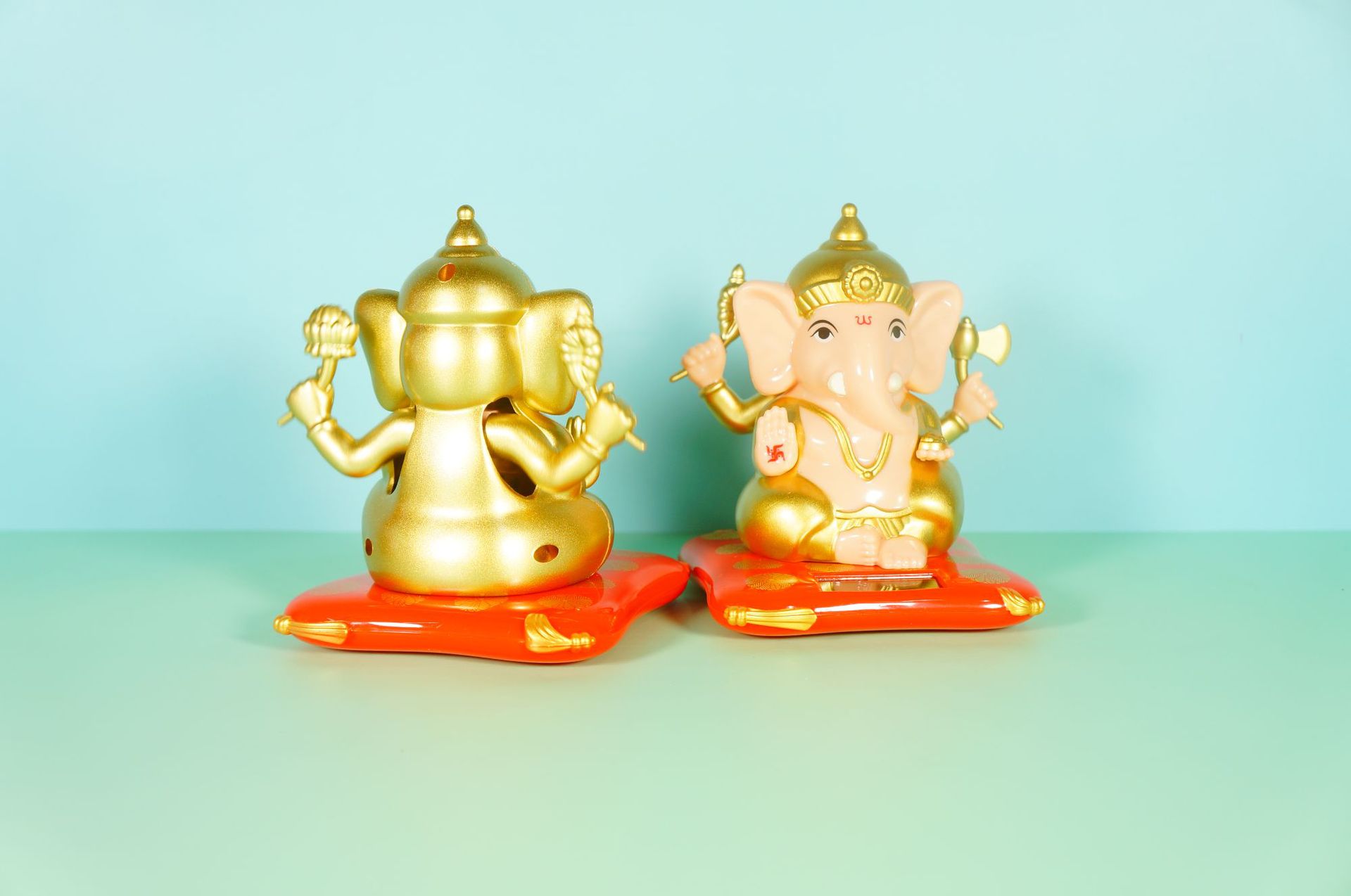 新品大号太阳能象神 神像摆件 泰国象头神冲天办公室店铺招财摆件