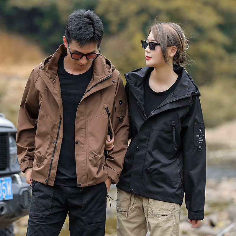 秋冬连帽上衣男女同款宽松潮流工装外套男士夹克上衣时尚百搭