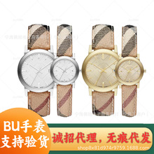 新款瑞士石英宝莉BU手表男女BU9222情侣皮带石英手表外贸电商代购