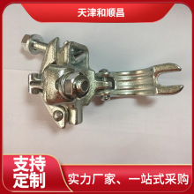 跨境定制钢管爬架十字旋转连接扣件BS1139标准玛钢建筑架子管扣件