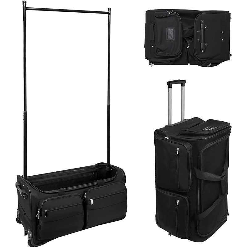带服装架的舞蹈比赛包短途大容量手提行李袋便携式可折叠拉杆包