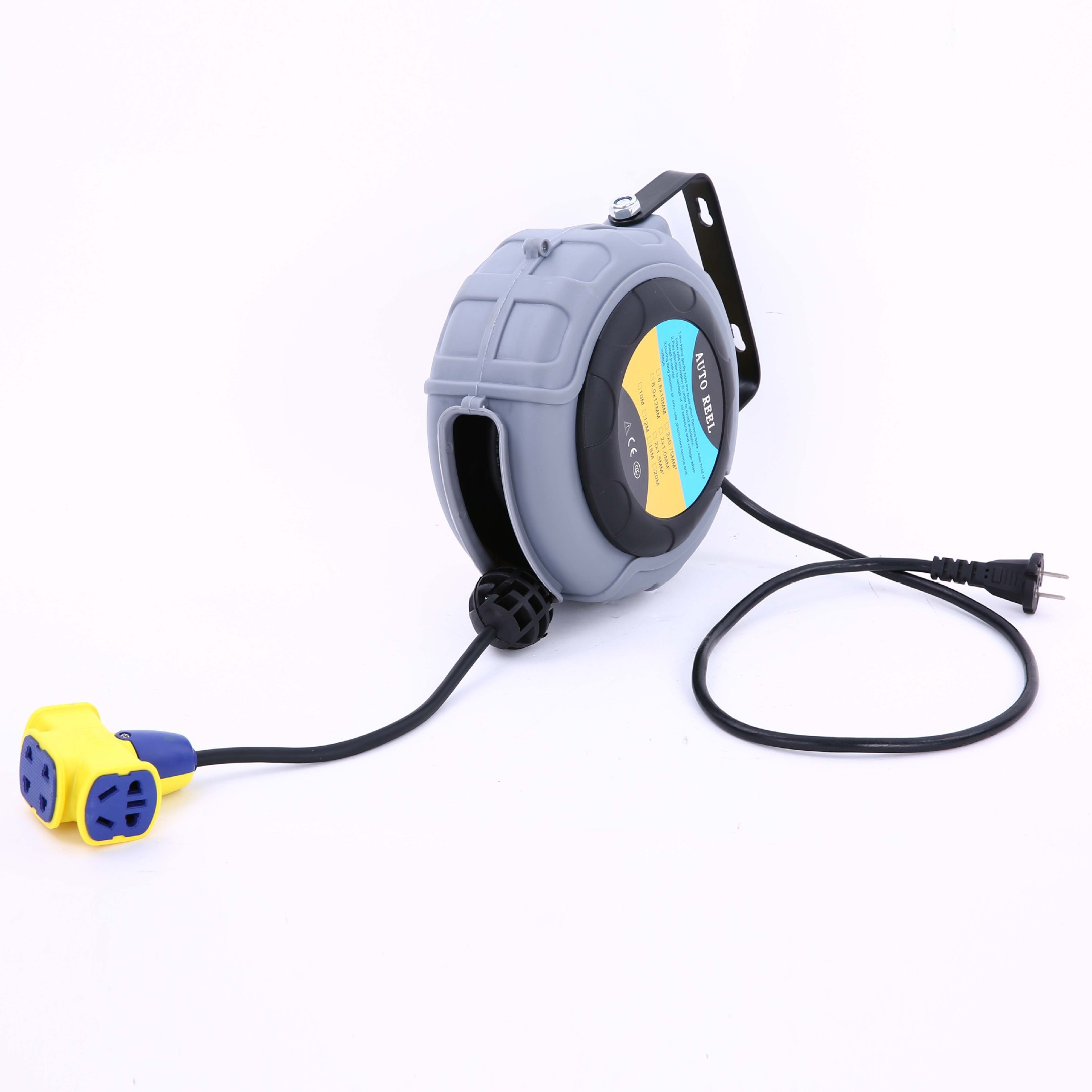 现货电鼓自动伸缩卷管器迷你电鼓洗车设备2线3线电鼓装配流水线