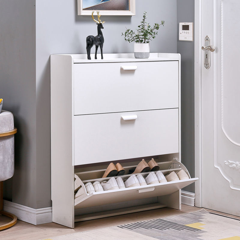 超薄翻斗鞋柜门口家用鞋架柜简约现代多功能玄关大容量防尘收纳鞋