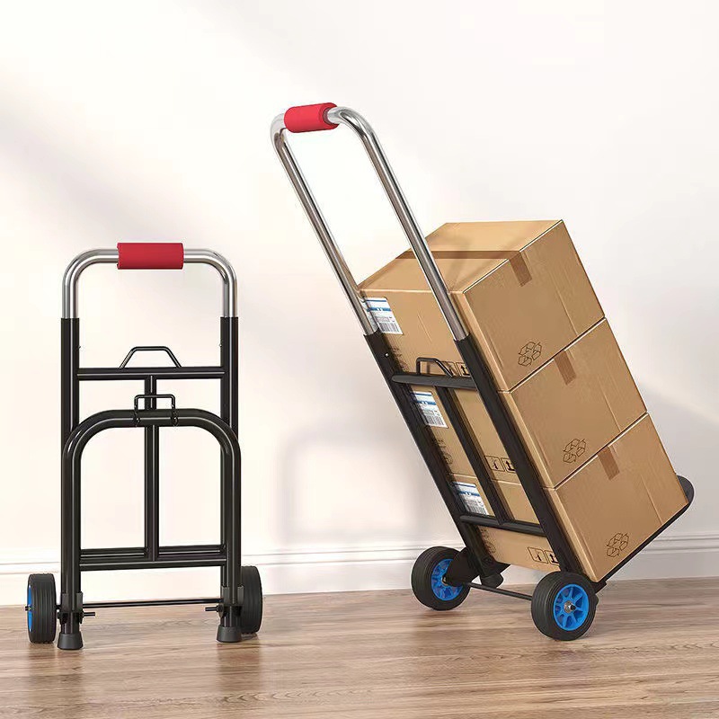 折叠行李车手拉车便携拉货载重王买菜拉杆车小拉车家用小拖车推车