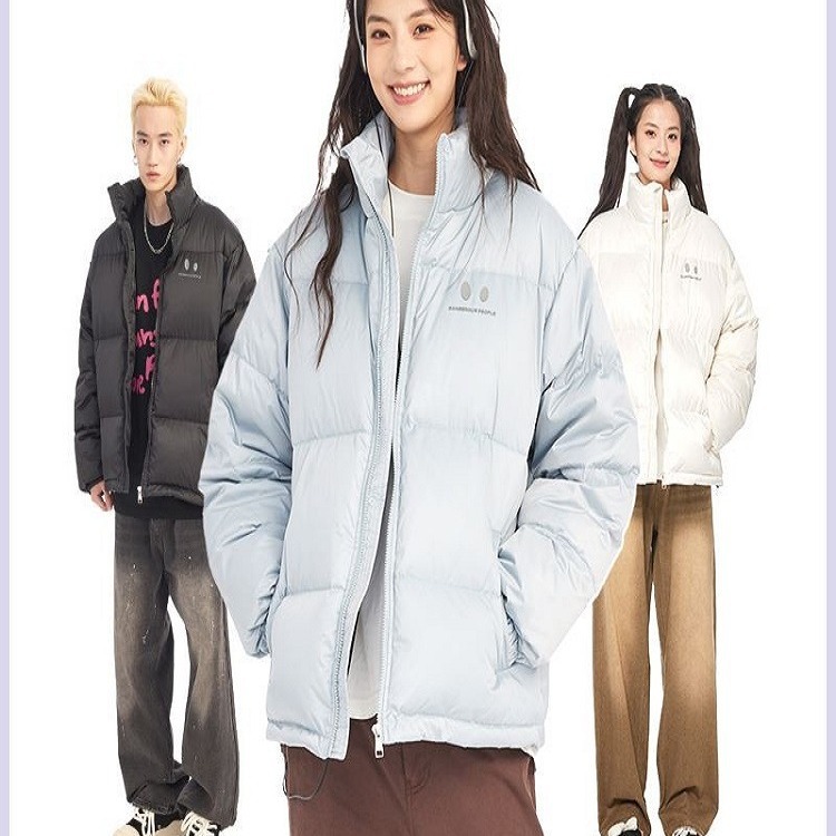 dangerouspeople薛之谦dsp小眼睛男友感穿搭硅胶印宽松潮羽绒服