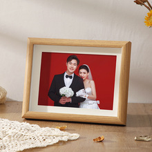 结婚登记照相框摆台洗照片做成情侣婚纱照周年纪念六6寸相簿