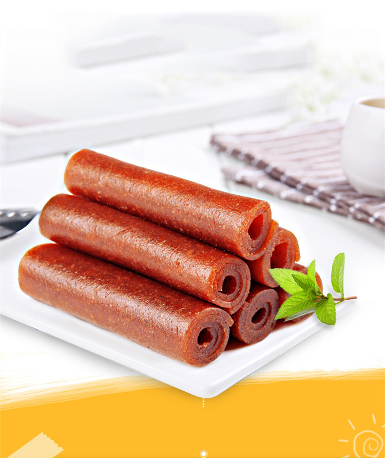 百草味山楂卷120g 山楂干批发一件代发小包装果干零食酸甜