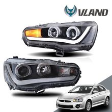VLAND适用于2008-2016款三菱翼神头灯(升级版)总成改装大灯LED